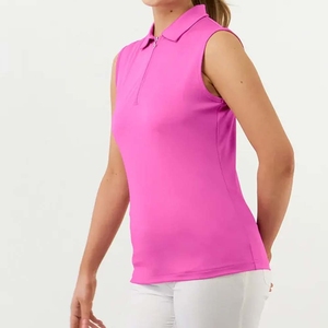 Polo sans manches en tissu extensible pour femmes, pour le golf et les vêtements de sport - Product Image 5