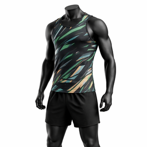 Camiseta Deportiva Sublimada para Hombre, de Secado Rápido, Transpirable, sin Mangas, para Gimnasio, Fitness, Entrenamiento, Ropa Deportiva Personalizada - Product Image 5