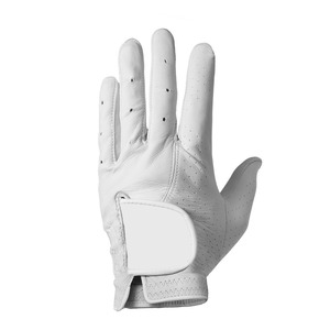 Gants de golf en cuir Cabretta de qualité supérieure, unisexes, main droite, professionnels, antidérapants, fermeture Velcro, doux, respirants, toutes saisons - Product Image 1