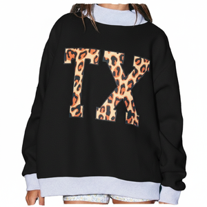 Custom Print Embroidery Logo Stand Autumn Women's Woven Knitted Mock Neck Pullover Hoodie Breathable Fitness Sweatshirt 100% - Product Image 6