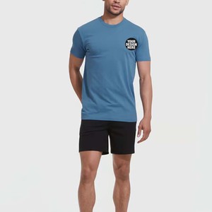 Wholesale Custom Printed Athletic Gym <b>T</b> <b>Shirt</b> Breathable <b>Dry</b> <b>Fit</b> Stretch Workout Sportwear Top Tee <b>Men</b> - Product Image 1