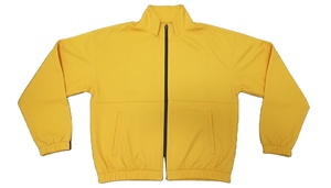 Veste de pluie sportive en toile légère personnalisée pour hommes, coupe-vent imperméable pour l'extérieur avec impression en relief, service OEM disponible - Product Image 6