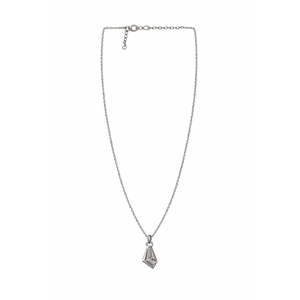 Collier Pendentif Géométrique Diamant Minimaliste, Design Triangle, Finition Polie, Chaîne à Maillons pour Femme, Idéal Cadeau - Product Image 3