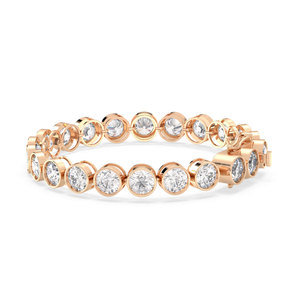 Pulseras de tenis REYES de 7 mm con moissanita y cierre de caja en plata de ley 925, moissanita certificada GRA, regalo de aniversario, joyería fina - Product Image 5
