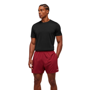 Pantalones Cortos Deportivos para Hombre, Corte Ajustado de 5 Pulgadas, Ligeros, para Entrenamiento, Gimnasio, Running, Color Borgoña - Product Image 4
