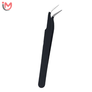 Professional High Quality Customizable Stainless Steel Eyelash Tweezers Precision Anti-Magnetic <b>Rainbow</b> Color Pointed 10mm - Product Image 2