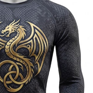 Camisetas de Compresión de Manga Corta para Invierno, Transpirables, de Secado Rápido, para Fútbol, Capa Base Personalizada y Sostenible - Product Image 3