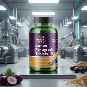 Comprimés de Jamun et de Fenugrec Premium – Mélange de Graines Saines et Vitalisantes – Vente en Gros – Marque Privée – Emballage Personnalisé – OEM - Product Image 5