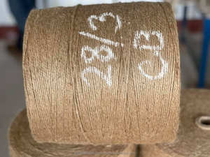 Ficelle de jute 100% naturelle, écologique, durable, biodégradable, de haute qualité, 28 LBS/3PLY, recyclable, pour le tricotage et le tissage à la main JF - Product Image 2