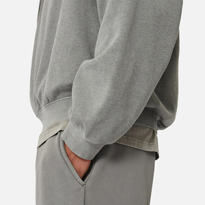 Sweat-shirt uni et décontracté pour homme en polaire, idéal pour le quotidien, tissu durable, lot de plusieurs articles - Product Image 6