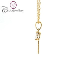 Venta al por Mayor Directa de Fábrica, Estilo Moderno, Oro Sólido de 18K, Oro Rosa, Oro Blanco/Amarillo, Calidad G/VS, Diamante Natural Real, Perla, Regalo - Product Image 2