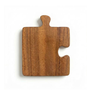 Sous-verre en bois puzzle, décoration de table, résistant à la chaleur, à prix avantageux - Product Image 1