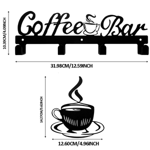 CIFbuy Support mural rustique multifonctionnel pour tasses de cuisine avec service de retrait Temu disponible - Product Image 6