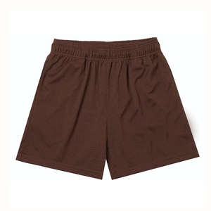 Shorts de sport amples en maille pour hommes avec logo personnalisé, pour la gym, le basketball, l'entraînement, le fitness, le streetwear, avec motif uni, style jogger - Product Image 5