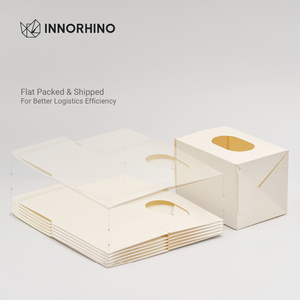 Custom Printed Tuck Top Auto Bottom Crash Lock Box for <b>Supplement</b> Retail Packaging with Die Cut Window | INNORHINO Design - Product Image 6