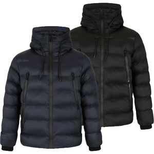 Chaqueta de Plumón Personalizada para Hombre, de Alta Calidad, para Invierno, con Capucha Ajustable y Cremallera Completa - Product Image 1