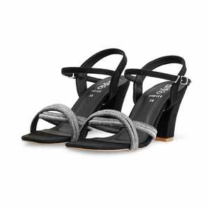 Sandalia De Fantasía Negra Para Mujer - Product Image 3