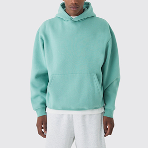 Sudaderas con Capucha Básicas para Hombre, Mezcla de Algodón, Estilo Urbano, Manga Larga, Diseño Holgado, Invierno, Impresión Digital Personalizada - Product Image 2