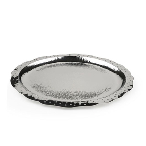 <b>Mirror</b> Polished Stainless Steel Serving <b>Tray</b> With Heavy Duty Handles Rectangular Luxury Metal Buffet Platter For Hotel Tableware - Product Image 4