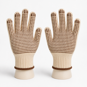 Guantes de Nailon Antideslizantes con Puntos, Resistentes al Calor, 10 mil de Grosor, 10 Pulgadas de Largo, Sin Silicona, Transpirables y Duraderos para el Trabajo Diario - Product Image 5