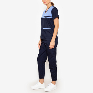 Conjunto de Uniforme Médico para Mujer 2026, Manga Corta, Diseño Moderno con Cierre, para Enfermería, Medicina, Odontología y Laboratorio - Product Image 3