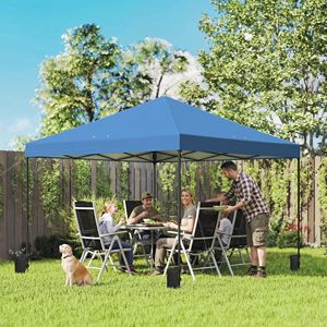 "10x10 ft Dark Blue Pop up <b>Canopy</b> <b>Tent</b> Instant Setup Portable with Roller Bag" - Product Image 2