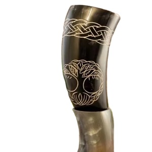 Cuerno para beber vikingo pulido de diseño personalizado estilo Animal náutico de Z Crafts-Vendo de exportación para compra a granel - Product Image 4