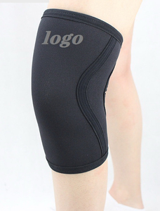 Genouillères de Powerlifting Professionnelles Respirantes en Nylon et Coton Rigide 7mm 9mm, Personnalisables (Couleur, Logo, Emballage), Protection Renforcée, Grandes Tailles - Product Image 2