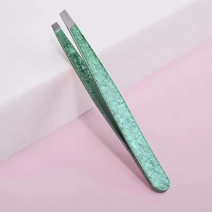 Pinza Profesional para Cejas con Punta Fina de Acero Inoxidable, Ecológica, Ligera, de Alta Calidad y Lujo - Product Image 2