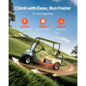 Batteria al Litio per Golf Cart 36V 150Ah con BMS 200A, Monitor Touch e App Mobile, Batteria LiFePO4 - Product Image 3