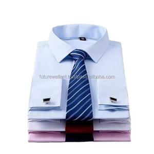 Camisas de Oficina para Hombre 2025 de Alta Calidad, Algodón y Poliéster, Tallas Grandes, Ecológicas, Estilo Casual Suave para Primavera, Tejidas - Product Image 5