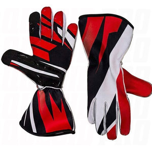 Gants de course respirants à logo personnalisé, coutures inversées, contrôle au volant, pour karting, conduite, et sports automobiles, à doigts complets - Product Image 1