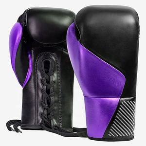 Gants d'entraînement de boxe en cuir à faible MOQ avec des prix raisonnables, personnalisables avec logo, pour arts martiaux et entraînement MMA. - Product Image 5