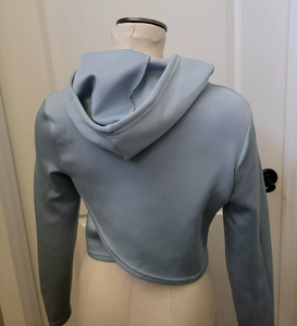 Wholesale Custom Female Workout Sports <b>Top</b> <b>Long</b> <b>Sleeve</b> Workout <b>Tops</b> Women Crop <b>Top</b> Hoodie - Product Image 4