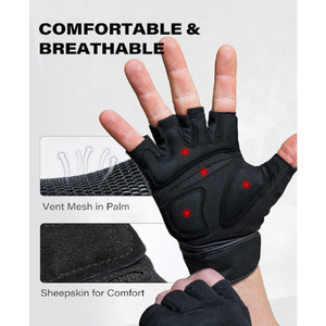 Guantes de Gimnasio Unisex Resistentes y Personalizados para Levantamiento de Pesas, Transpirables, Ligeros y Ajustables para Ejercicio - Product Image 1