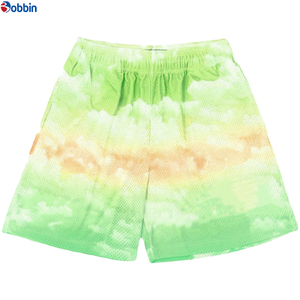 Pantalones Cortos de Baloncesto Personalizados, Transpirables, Estilo Casual de Verano, Pantalones Cortos Deportivos para Hombre con Cordón Ajustable, Pantalones Cortos de Baloncesto de Malla - Product Image 1