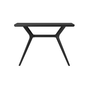 Table console noire, design minimaliste moderne avec pieds croisés, table étroite pour couloir, meuble d'entrée - Product Image 5
