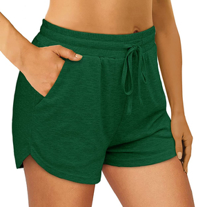 Custom Made Women Breathable Quick Dry Soft Fabric Running Casual <b>Athletic</b> Shorts with Pockets and Drawstring Skin - Product Image 2