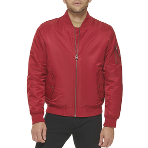 New Design <b>Winter</b> Casual Men Canvas Bomber Jacket Solid Zipper High Street Stylish Low MOQ All Sizes Available - Product Image 1
