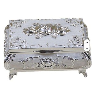 Trendsetting Copper Jewelry Storage <b>Box</b> with <b>Treasure</b> Chest Design for Rings and Cosmetics - Product Image 5