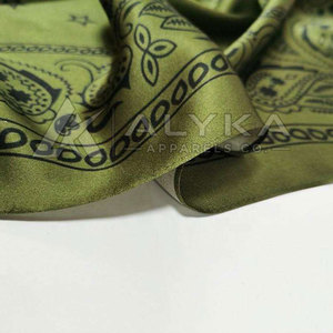 Pañuelo de Seda 100% de Alta Calidad, Impreso, al por Mayor, MOQ Bajo, Personalizado, Suave, Transpirable, Unisex, Accesorio de Moda para la Cabeza - Product Image 5