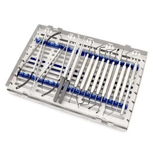 Kit de Cirugía Mucogingival Dental de 15 piezas con Casetes de Acero Inoxidable - Product Image 1