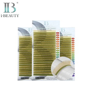 i-Beauty ต่อขนตา - ขนตาสีพรีเมียม Ib (สีทอง) ขนตาเส้นต่อเส้น คุณภาพสูงจากเกาหลีใต้ ขนตาสีสันสดใส - Product Image 1