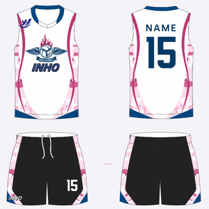 Uniforme de Voleibol Personalizado de Entrega Rápida, Venta al Por Mayor, Sublimado, Transpirable, Cuello en V, Malla de Poliéster, Conjunto de Equipo de Secado Rápido, OEM - Product Image 4