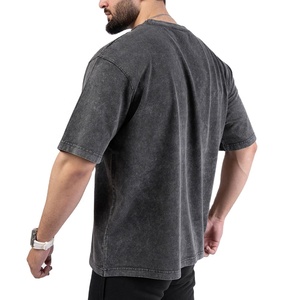 Novedades de Verano: Camisetas de Hombre de Algodón 100% de 210 GSM, Tejido de Punto, Corte Regular, Peso Pesado, Lavado Ácido, Casual, Transpirable y Ecológico - Product Image 2