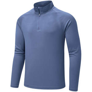 Sweat-shirt 1/4 zip en coton premium 350 GSM, coupe personnalisée, design saisonnier, OEM ODM, vente en gros directe usine, faible MOQ, confort optimal - Product Image 5