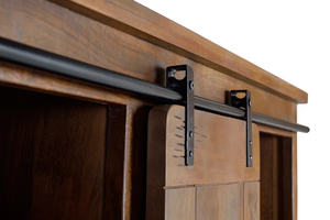 Aparador de Madera Rústico Moderno Industrial para Sala de Estar y Gabinetes Decorativos con Puertas Corredizas - Product Image 5