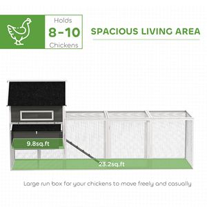 Pollaio in Legno Grigio Scuro 137 per 8-10 Galline, Capacità Personalizzabile, Gabbie per Animali Tipo H, Nuovo o Usato, Rete in Acciaio - Product Image 4