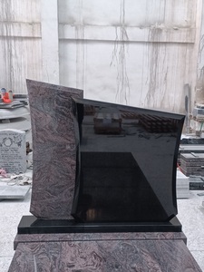 Estilo de Polonia <span class=keywords><strong>Paradiso</strong></span> púrpura e indio negro granito lápida granito púrpura lápida y monumento para cementerio - Product Image 6