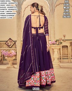 Lehenga Elan Royale morado - Product Image 2